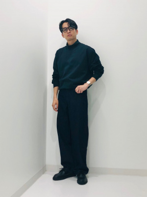 ユニクロ公式 | ブラッシュドジャージーモックネックTシャツ