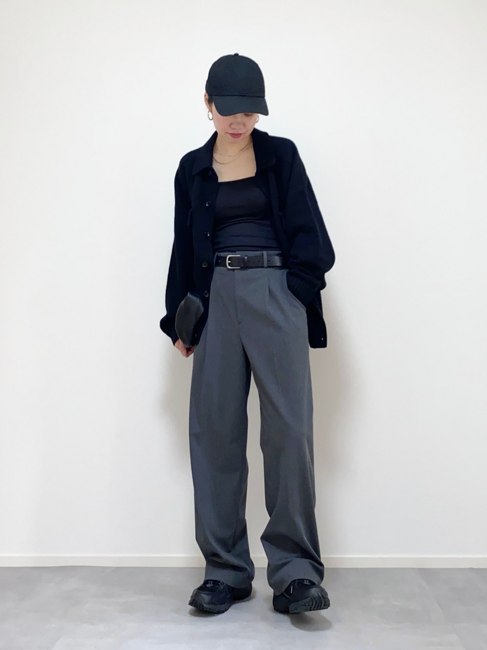 ユニクロ UNIQLO AND LEMAIRE ラムショールカラーカーディガン
