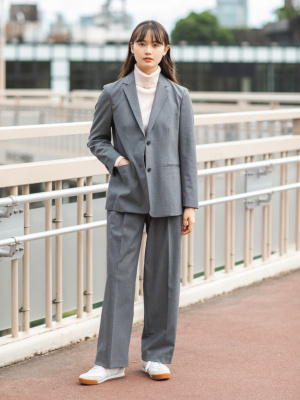 ユニクロ UNIQLO U テーラードジャケット リラックスストレートパンツ ユニクロ公式 | リラックスフィットテーラードジャケット