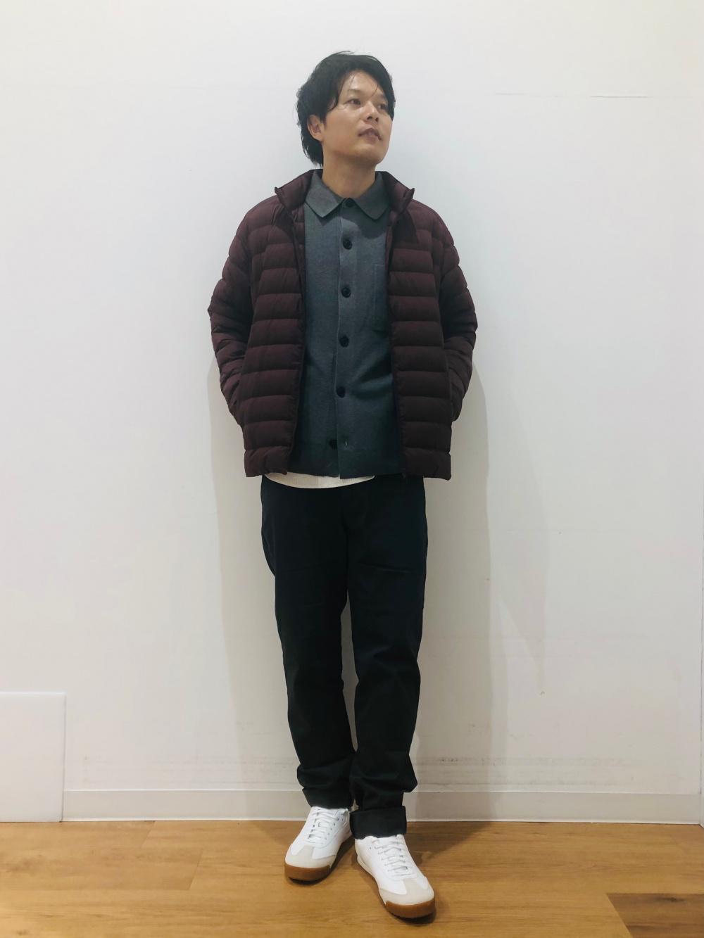 ミラノリブショートカーディガン　ユニクロユー 人生初のインフルエンザとUNIQLO UミラノリブショートVネック
