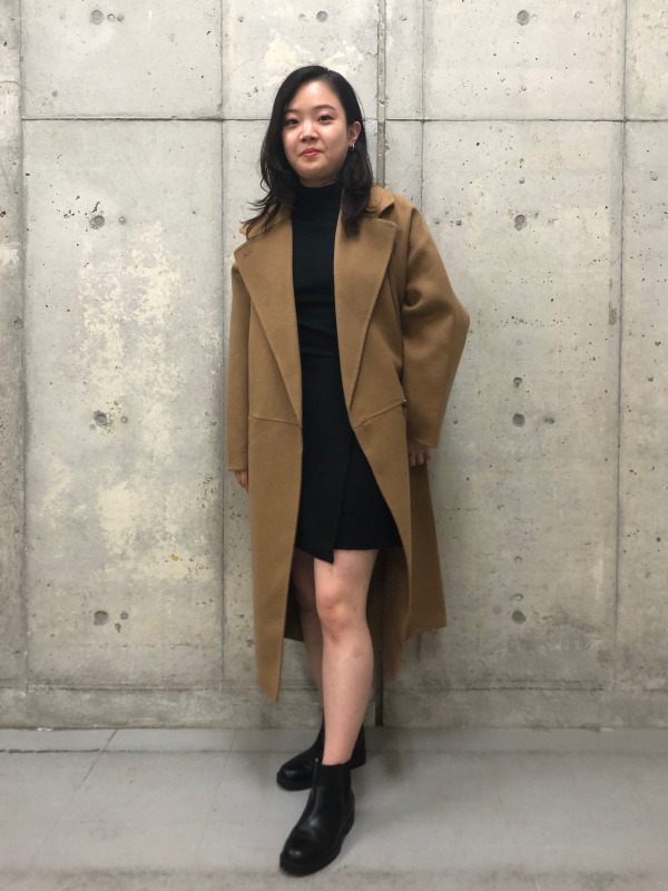 新品タグ付】UNIQLO ユニクロ ダブルフェイスロングコート 共通