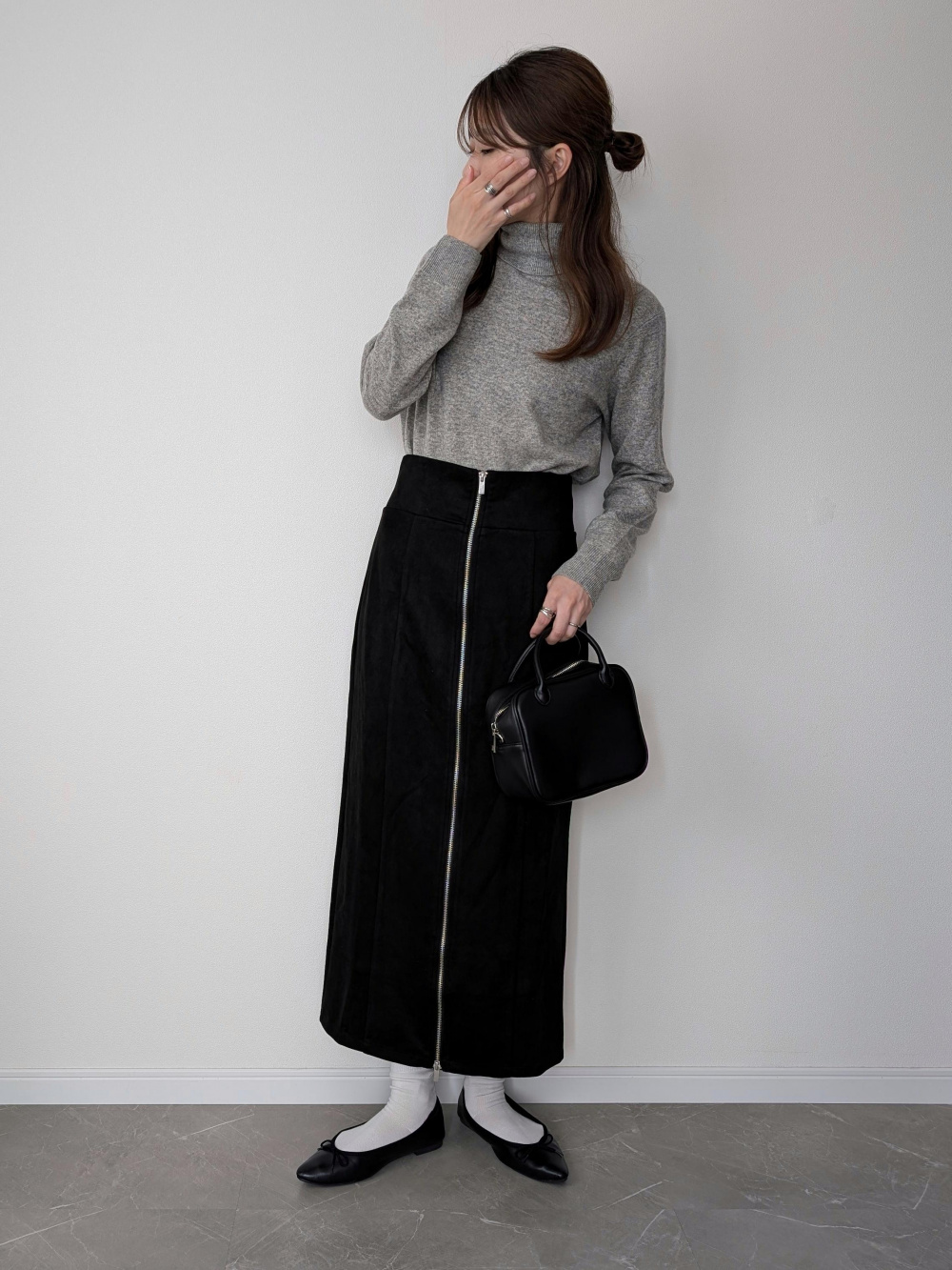 カシミヤタートルネックセーター」の着用コーディネート| ユニクロ公式