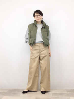ユニクロ公式 | ダウンクロップドベスト