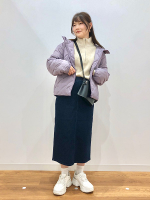 ユニクロ公式 | ウルトラストレッチナロースカート/丈短め