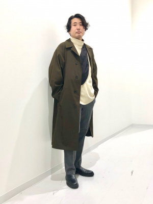 ユニクロ公式 | オーバーサイズステンカラーコート