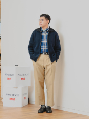 ユニクロ公式 | スフレヤーンリブフルジップセーター