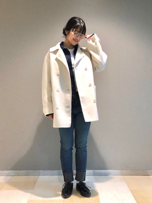 ダブルフェイスハーフコート」のレディースのコーディネート一覧