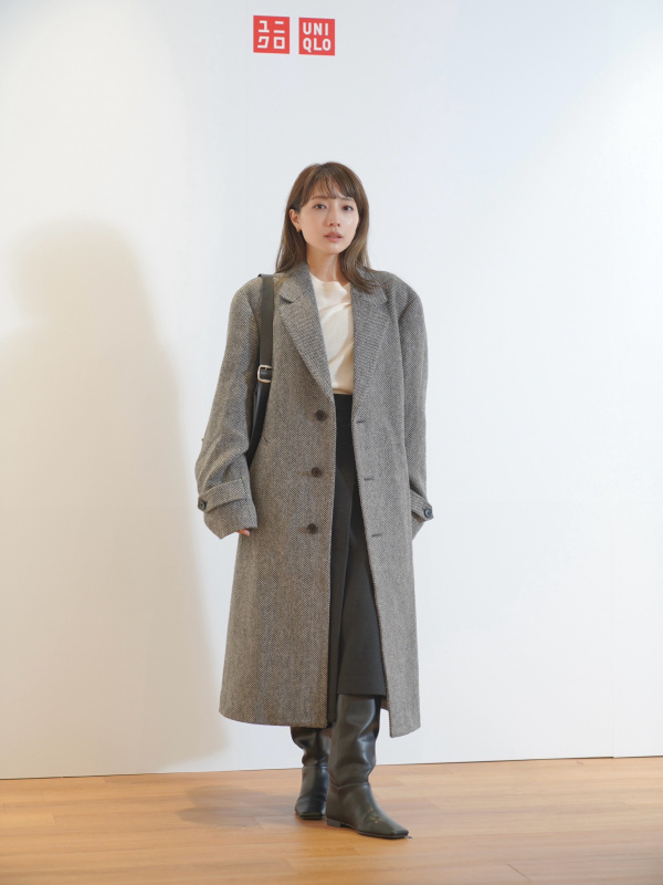 新品未使用 ユニクロ チェスターコート JW ANDERSON サイズL グレー ユニクロ公式 | チェスターコート