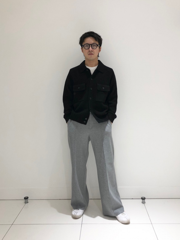 ラムニットジャケットのコーディネート・着用イメージ｜ユニクロ公式
