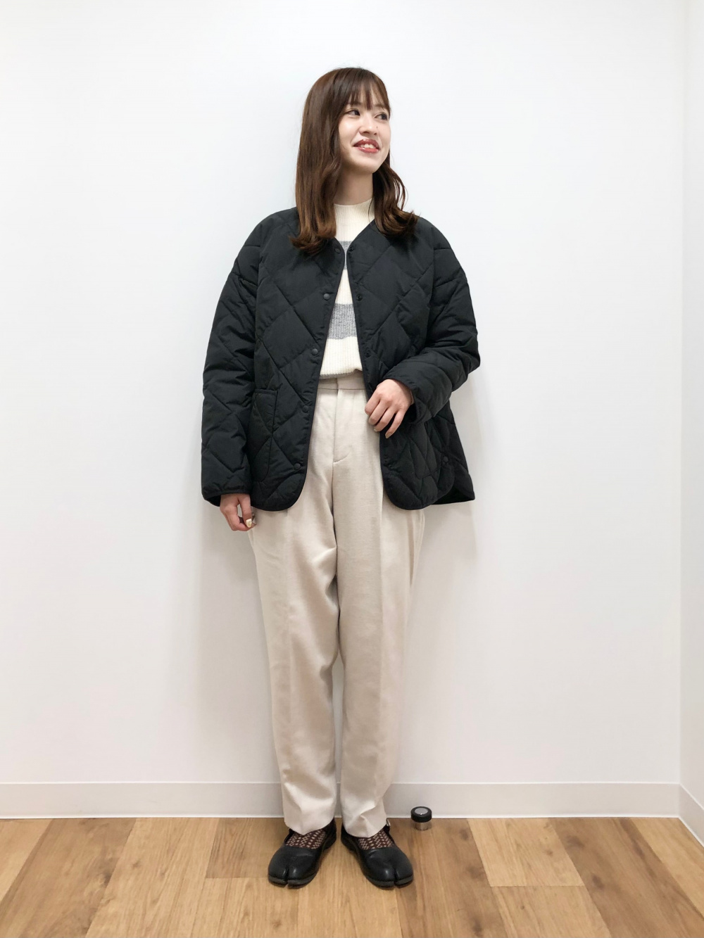 大きい割引 パフテックリラックスジャケット、ラムクルーネックセーター」の ジャケット・アウター