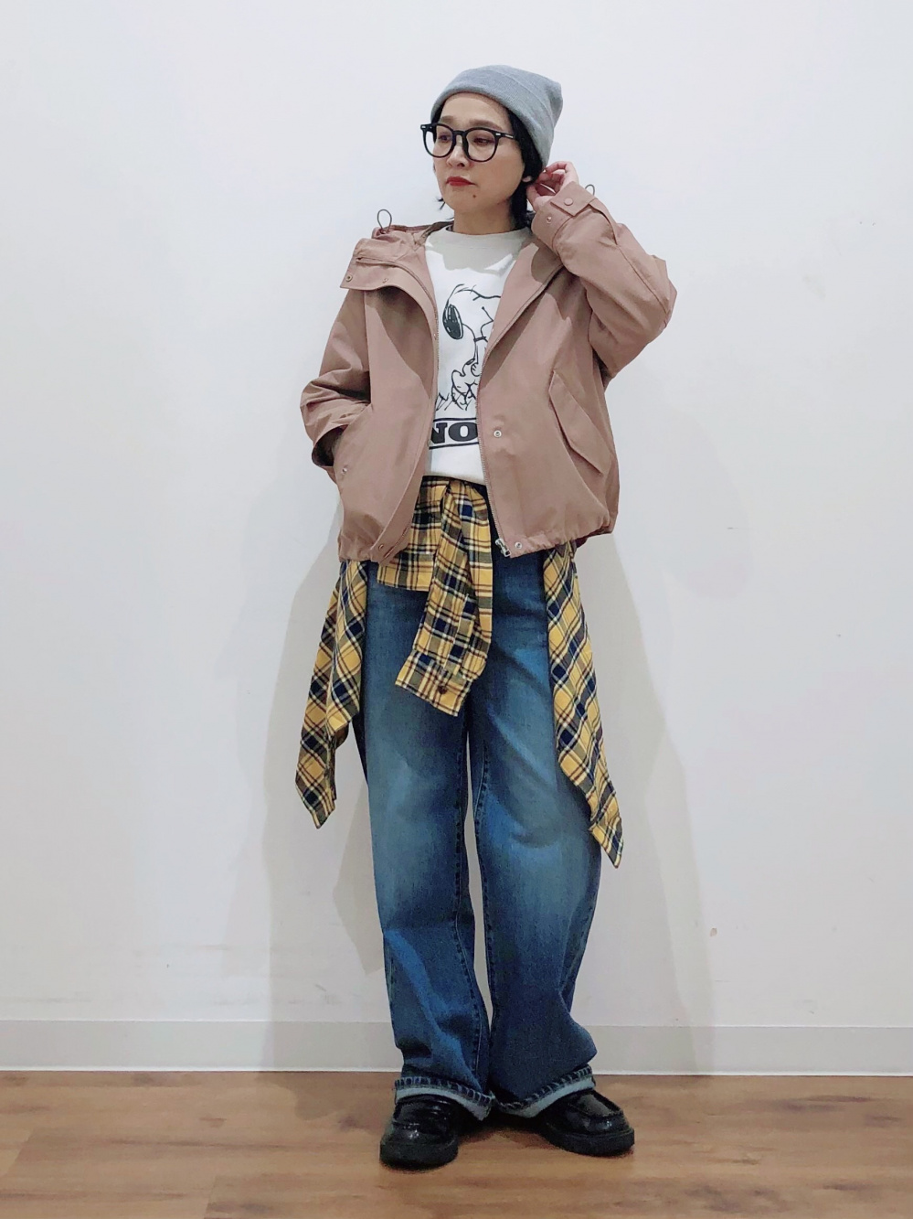 コットンジャケット ニット パンツ コーディネート 韓国 n666 スウェットパンツ（丈標準64～66cm）、ヒートテックニット