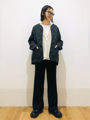 【新品•Ｌ】ユニクロ パフテックリラックスジャケット UNIQLO 黒 ユニクロ公式 | パフテックリラックスジャケット