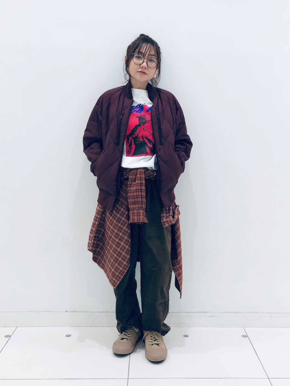 新品【UNIQLO 】ユニクロウールブレンドダッフルコートS チェック　グリーン ウールブレンドダッフルコート、フランネルシャツ/チェック」の