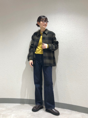 Stone オーバーサイズシャツジャケットOlive STONE ISLAND - 【ラスト1点】 BRUSHED COTTON CANVAS, GARMENT