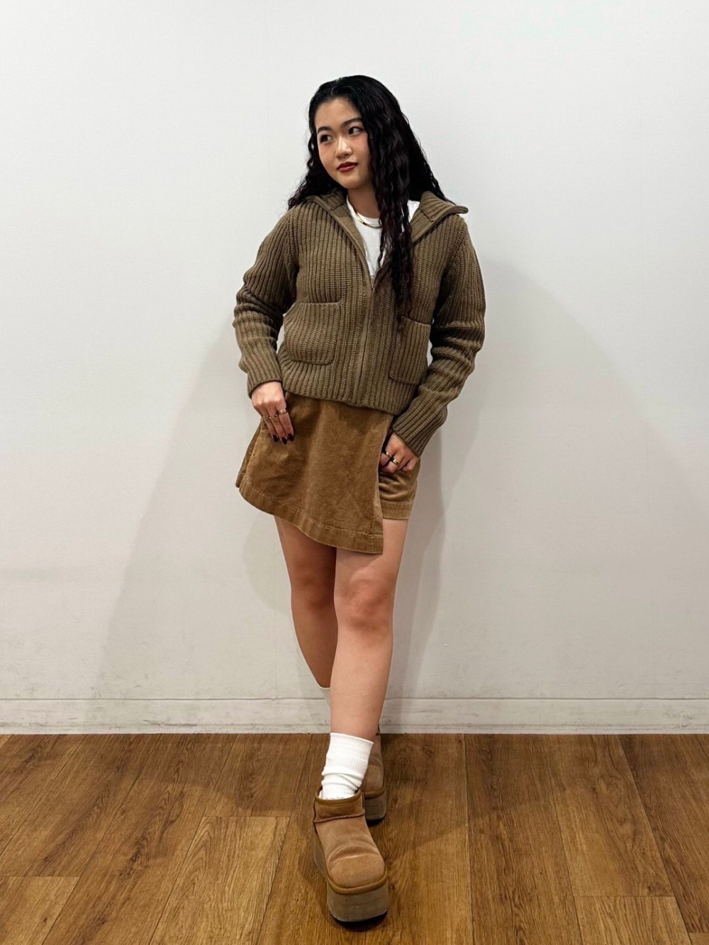 ユニクロU コーティングロングコート　38 DARK BROWN M ユニクロU コーティングロングコート 38 DARK BROWN Mファッ
