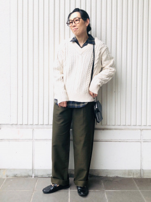 ユニクロ公式 | タックワイドパンツ