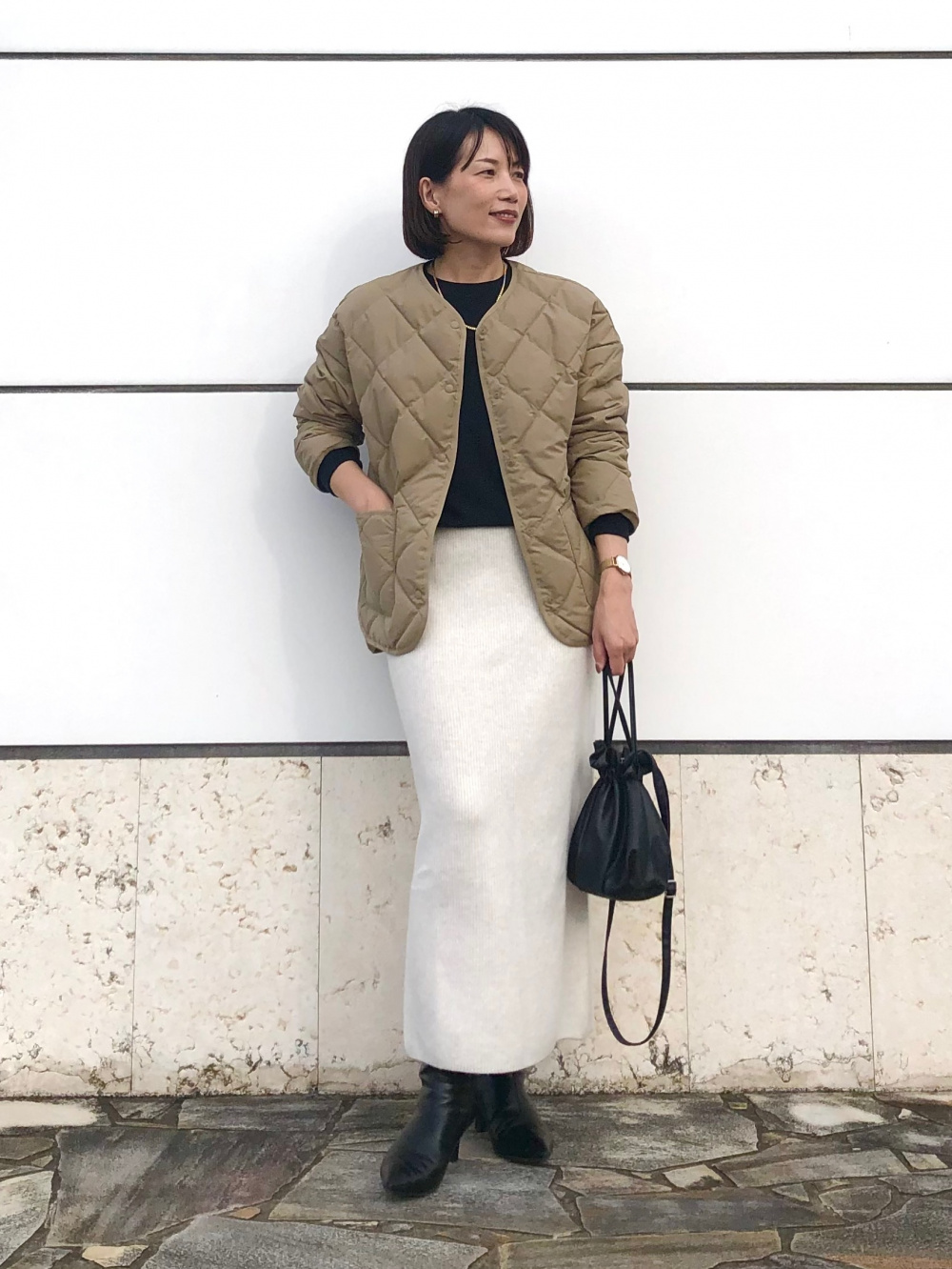 UNIQLO パフテックリラックスジャケット M ベージュ パフテックリラックスジャケット｜ユニクロの通販｜&mall