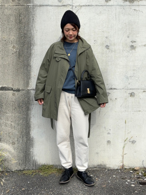 UNIQLO:C スタンドカラーオーバーサイズコート