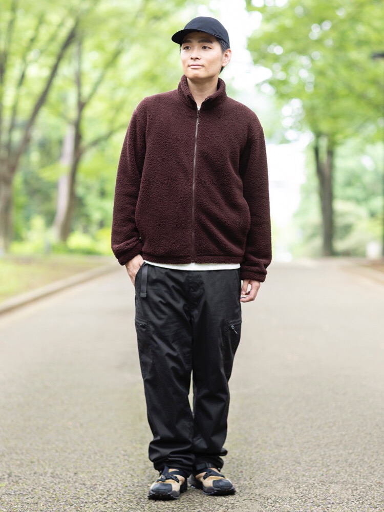 新品 Uniqlo U ボアフリースジャケット S ダークブラウン uu UNIQLO 