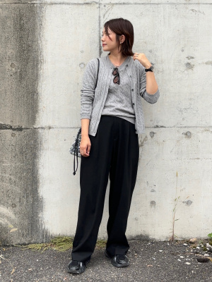 ユニクロ公式 | ケーブルクルーネックセーター