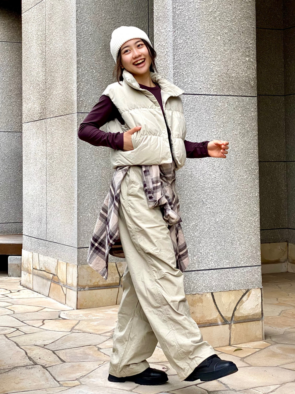 UNIQLOＣ ユニクロシー ダウンクロップドベスト ユニクロ公式 | ダウンクロップドベスト