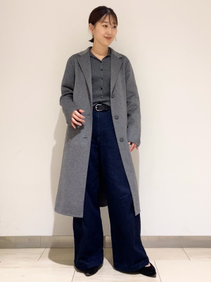 ユニクロ公式 | ダブルフェイスチェスターロングコート