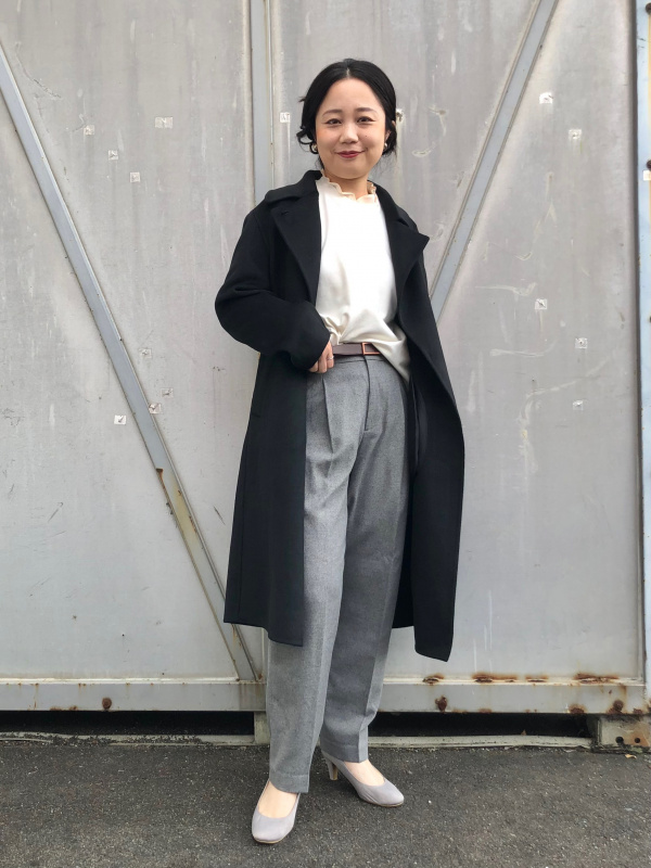 UNIQLO:C ダブルフェイス　ラップコート　グレイ　女性用　XXL Double Face Wrap Coat | UNIQLO US