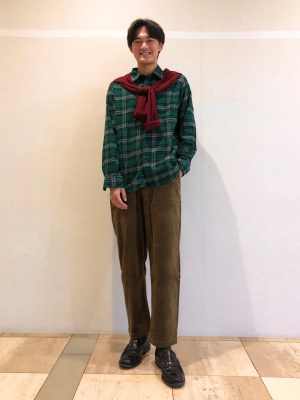 ユニクロ公式 | フランネルシャツ/チェック