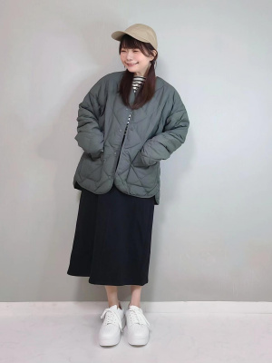 真冬ページ ユニクロ公式 | ウルトラストレッチナロースカート/丈短め