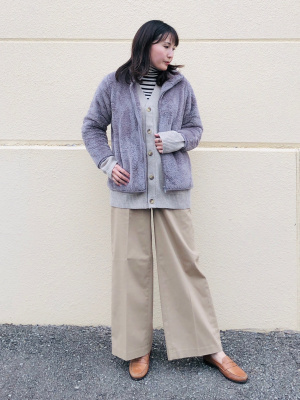 ユニクロ公式 | ワイドチノパンツ/丈長め