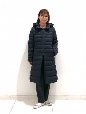 UNIQLO 3XL シームレスダウンロングコート ロングコート 撥水