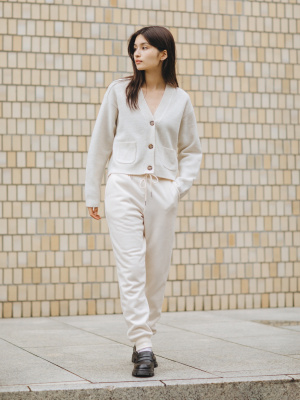 Souffle Yarn Short Cardigan | V-Neck | UNIQLO US