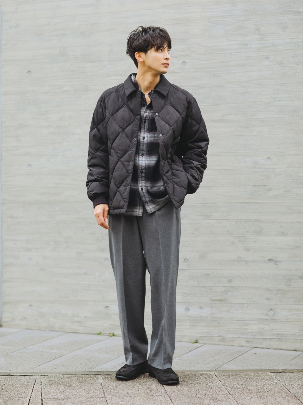 UNIQLO ユニクロ パフテックキルティングコート Ｍ ブラック 商品番号468566 ウォームパデッド 薄手 2WAY 軽量