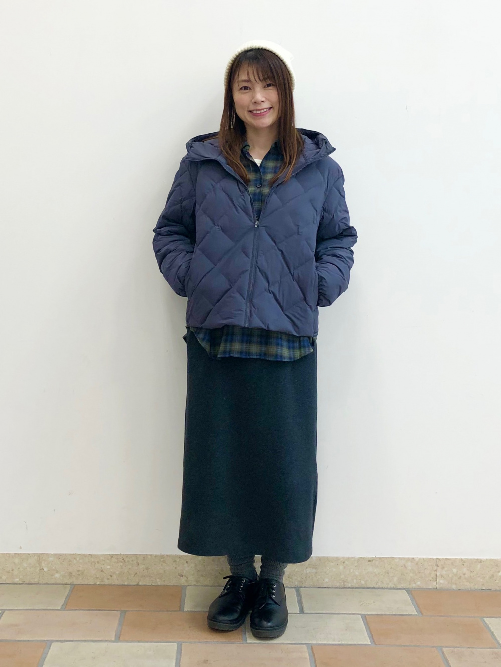 ソフトフランネルスキッパーシャツ」の着用コーディネート| ユニクロ公式