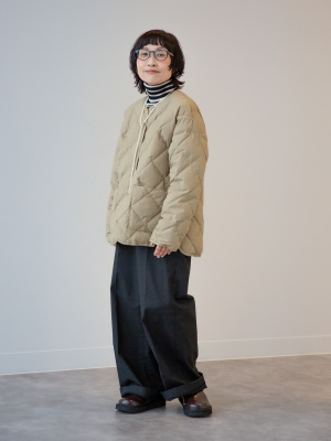 ユニクロパフテックリラックスジャケットベージュLサイズ　UNIQLO パフテックリラックスジャケット｜ユニクロの通販｜&mall