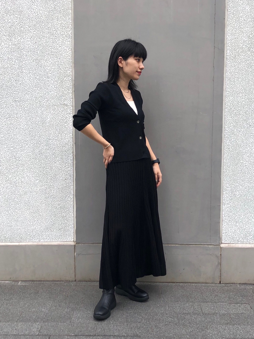 カシミヤクルーネックショートカーディガン、カシミヤクルー カシミヤクルーネックショートカーディガン、カシミヤクルー