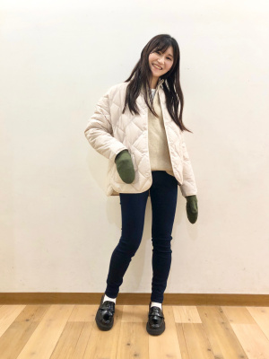 ユニクロパフテックリラックスジャケット　ベージュLサイズ　UNIQLO ユニクロ公式 | パフテックジャケット