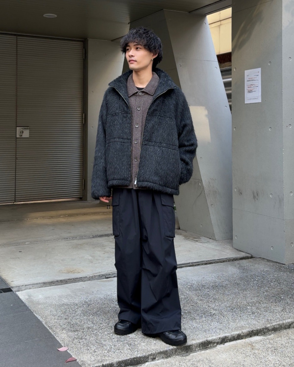 ラムニットジャケットのコーディネート・着用イメージ｜ユニクロ公式