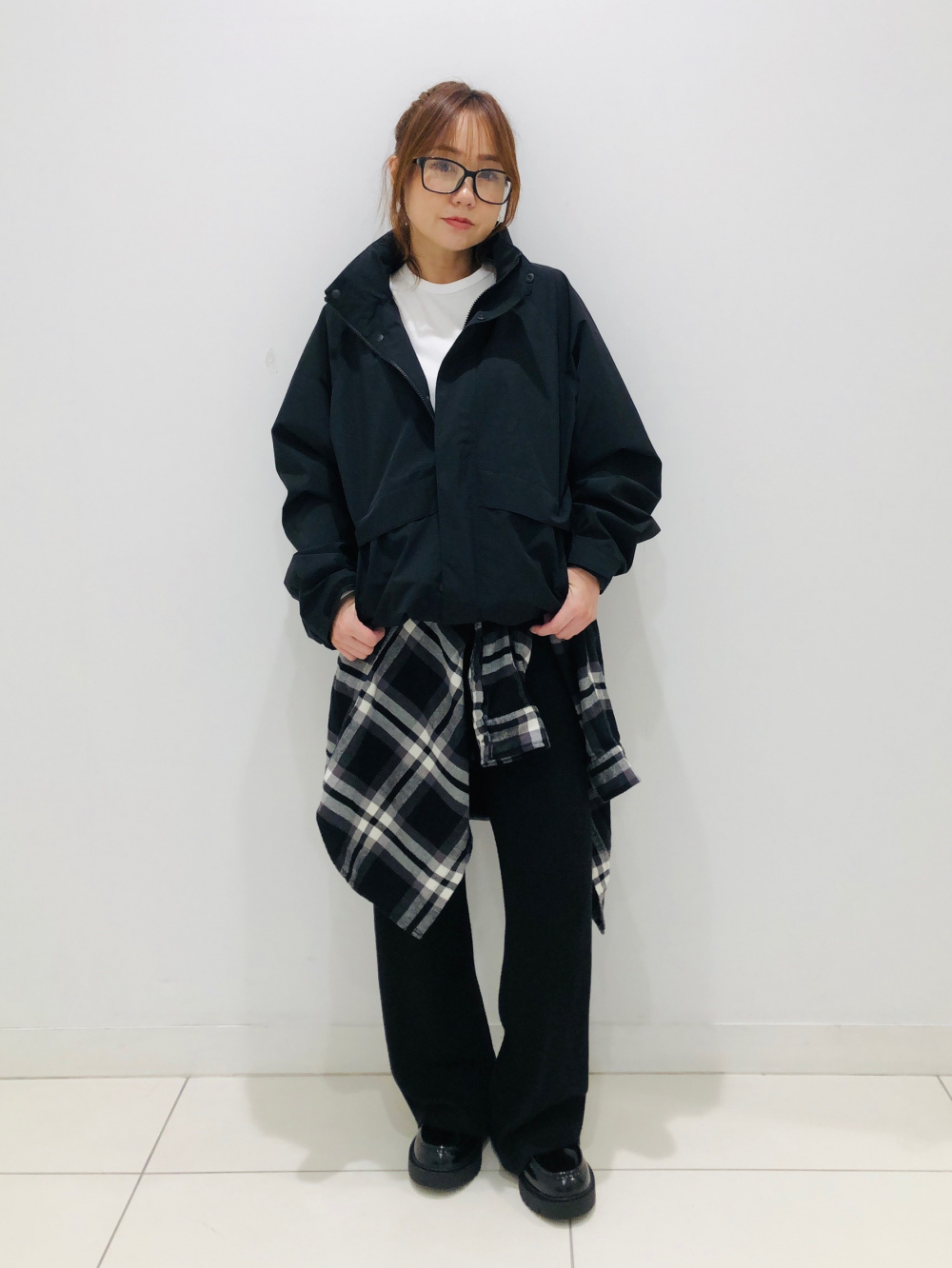 ステッチダッフルコート AKANE I ウール ランダムステッチ ロング