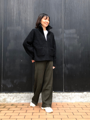 ☆新品タグ付☆ ルメール・ラムブレンドジップアップジャケット［3XL／ブラウン］ ユニクロ公式 | ラムブレンドジップアップジャケット
