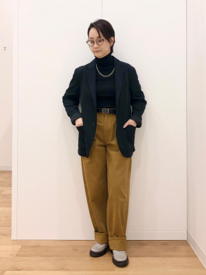 ユニクロ公式 | デニムタックパンツ