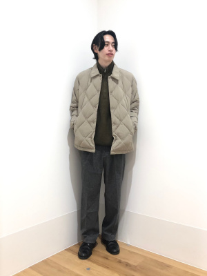 ユニクロ公式 | タックワイドパンツ/ヘリンボーン