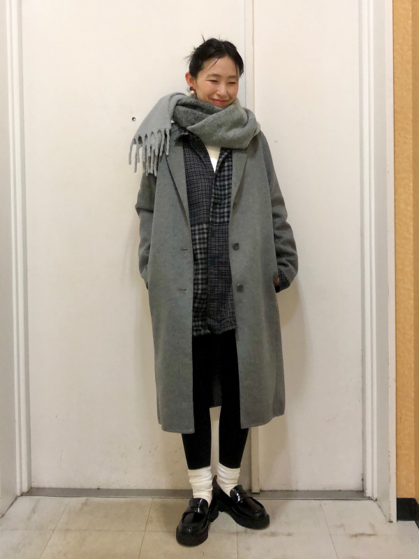 JW ANDERSON✖️UNIQLO パデッドトレンチコート パデッドトレンチコート、フランネルシャツ/チェックのコーディネート