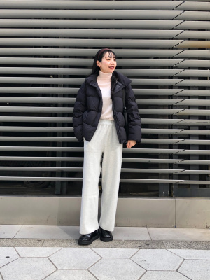 ユニクロ　パウダーソフトダウンジャケット　09 BLACK XL ユニクロ公式 | パウダーソフトダウンジャケット(NANODESIGN)