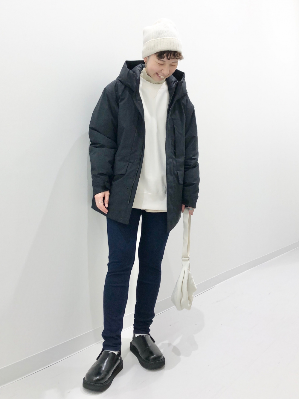 スウェットシャツ、パウダーソフトダウンジャケット/NANODESIGN」の