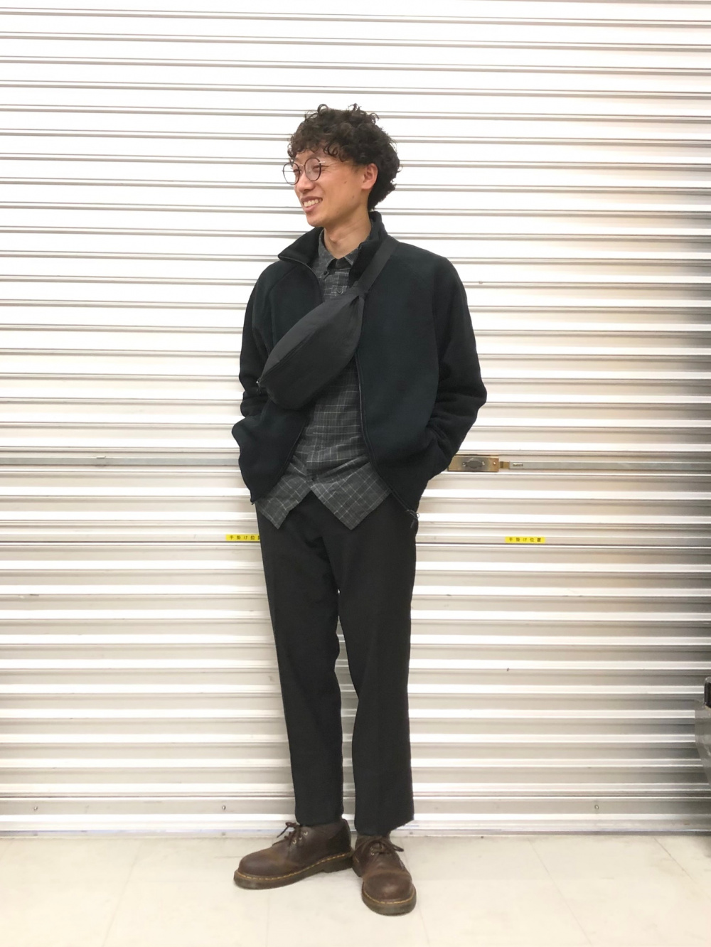 コンフォート2Bジャケット、ウォッシャブルミラノリブクルーネック