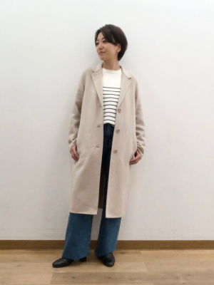 ユニクロ公式 | ダブルフェイスチェスターロングコート