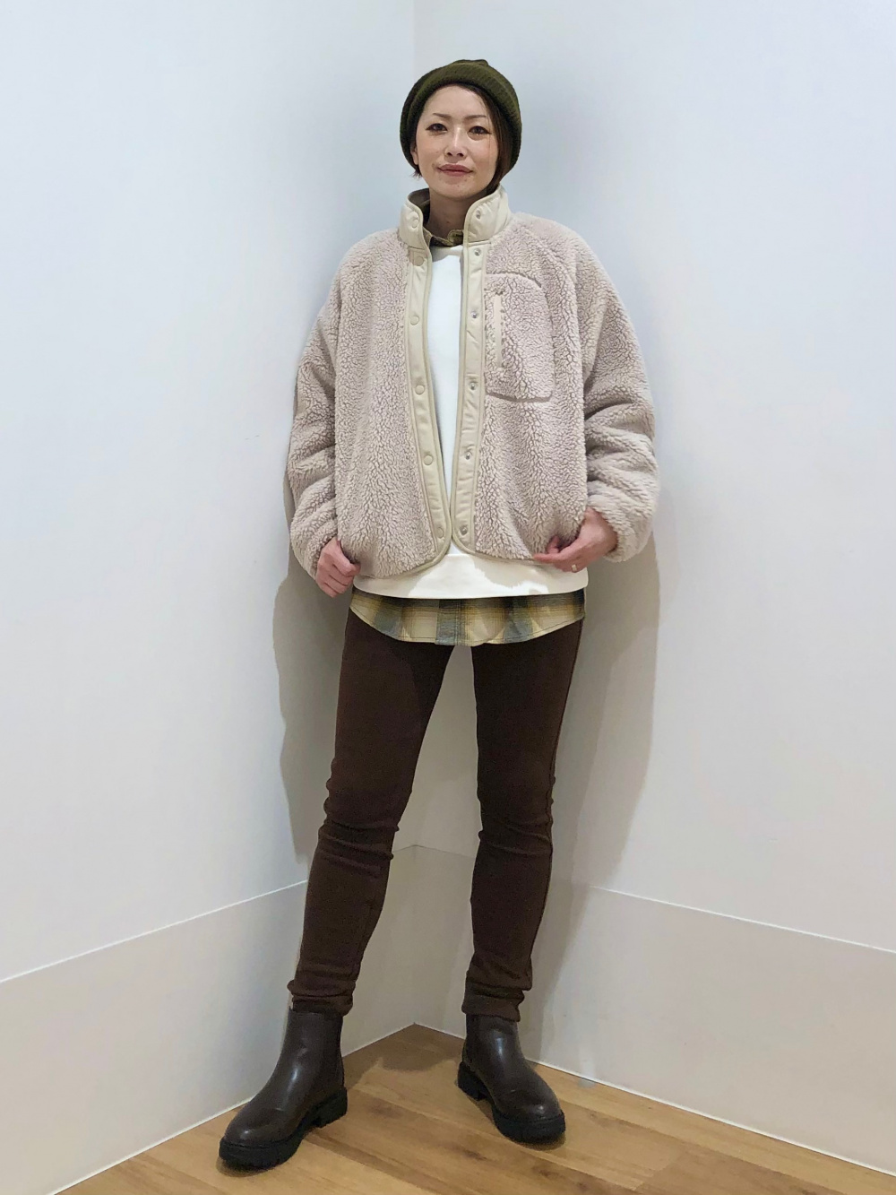  Jeans ハーフジップ コーデュロイ コーデュロイハーフジッププルオーバー＆パンツセット