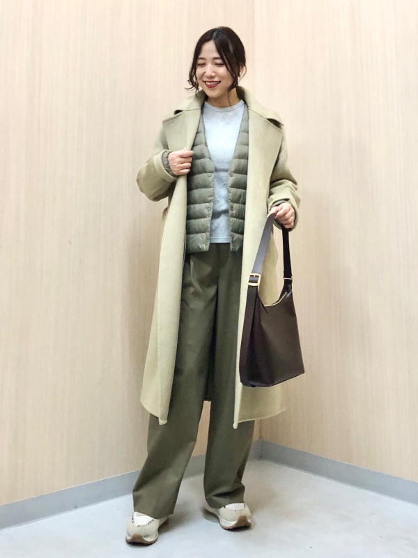 UnigloU ダブルフェイスラップコート　khaki Double Face Wrap Coat | UNIQLO US