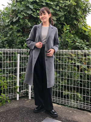 ユニクロ公式 | ダブルフェイスチェスターロングコート